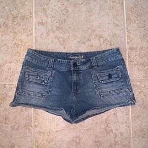 Vintage American Eagle Distressed Denim Shorts​